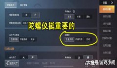 和平精英陀螺仪辅助功能