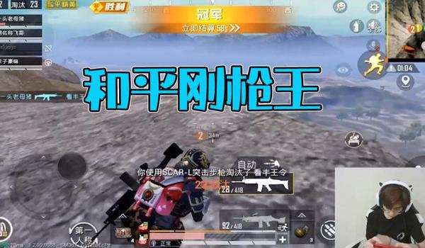 和平精英开极限帧压枪