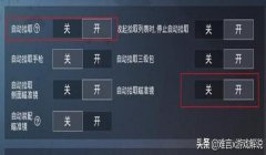 和平精英辅助控制设置方法