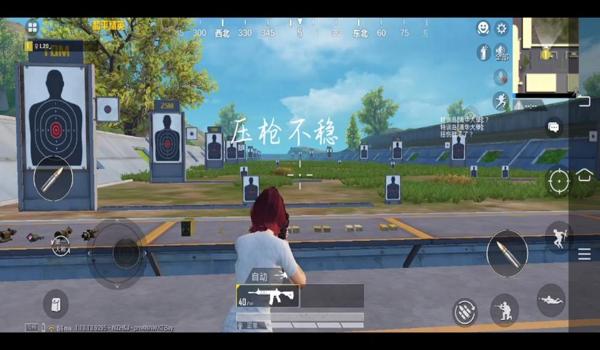 小学生模仿和平精英压枪