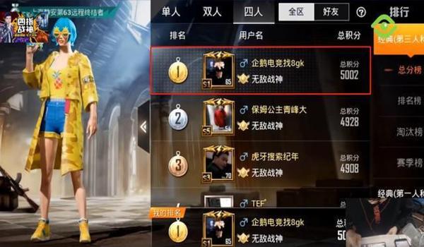 和平精英战神辅助推荐图 和平精英战神辅助推荐图