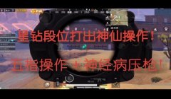 和平精英手搓党压枪最稳