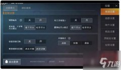 和平精英辅助设置怎么开