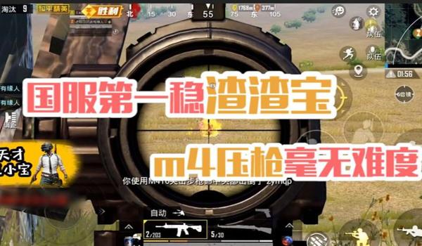 和平精英最佳压枪姿势